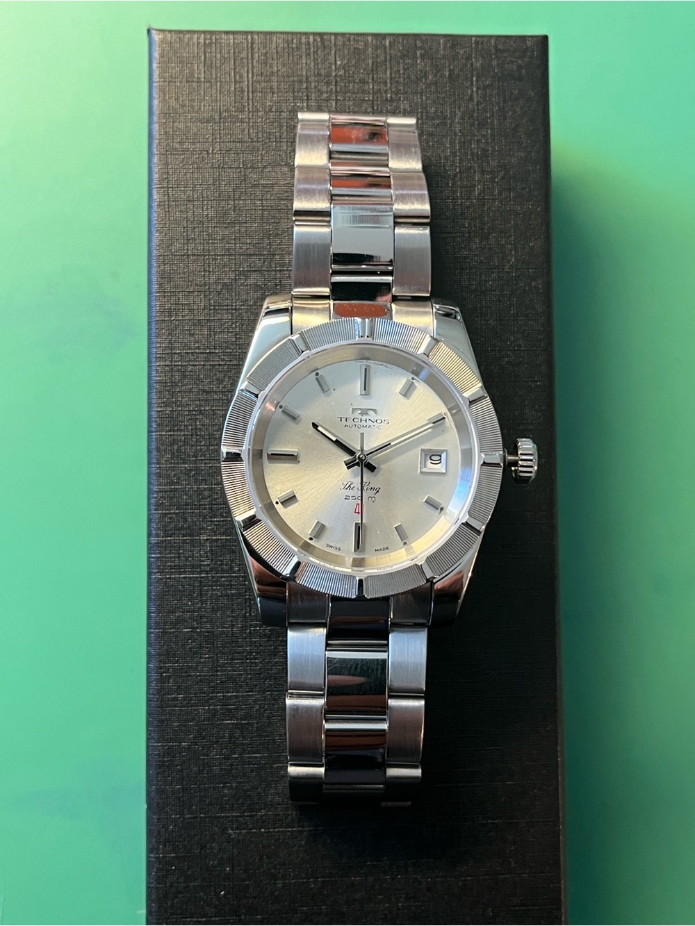 **3 DAY SALE** 0829-02 TECHNOS  STAR CHIEF wristwatch - Picture 3 of 6